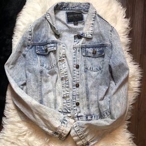 Acid Wash Denim Jacket